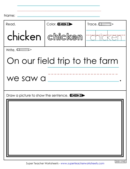 Worksheet 3: Chicken