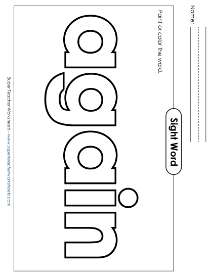 Paint or Color: Again