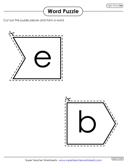 Word Puzzle: Be