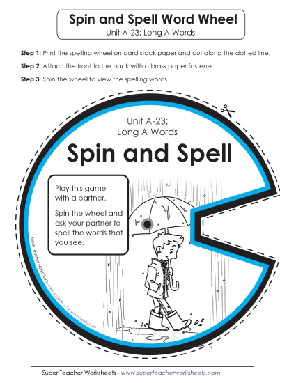 Spin and Spell (A-23)