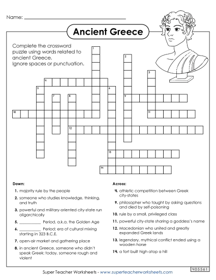 Ancient Greece Crossword