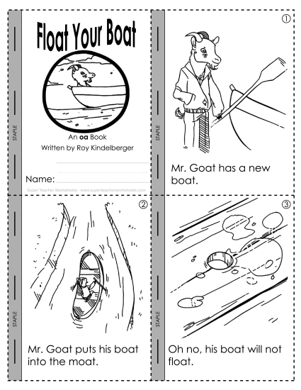 Mini-book: -oat Words