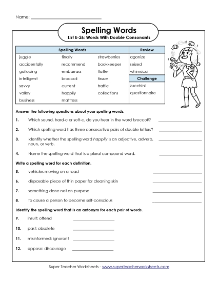 Question Worksheet (E-26)