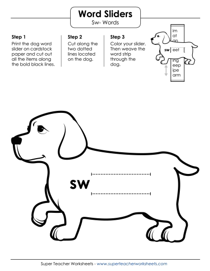 Word Slider (Sw- Words)