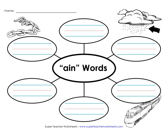 Word Web (-ain)