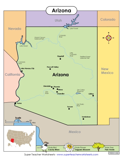Map of Arizona
