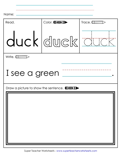 Worksheet 3: Duck