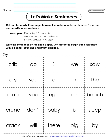 Let\'s Make Sentences (Cr-)