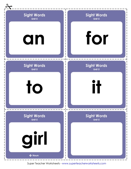 Flashcards (Unit 5)