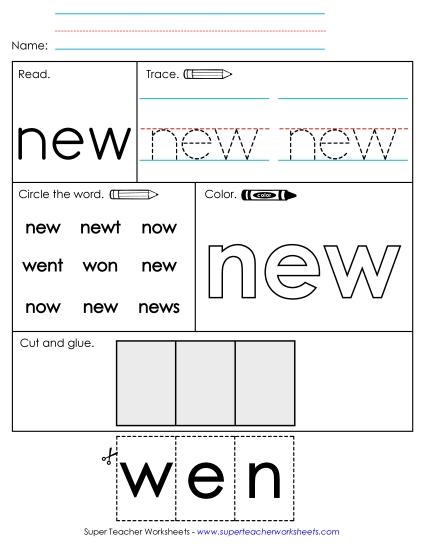 Worksheet 2: New