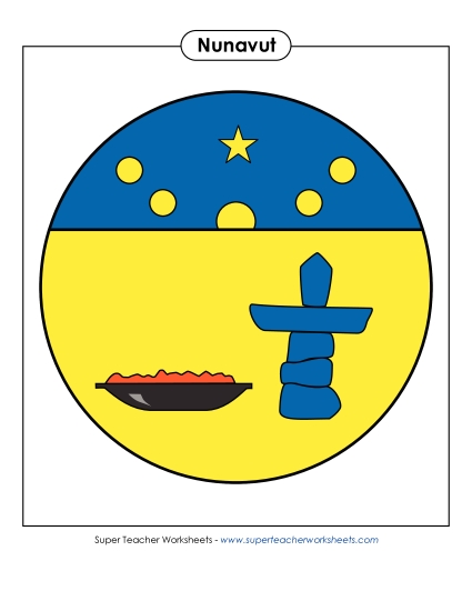 Nunavut Escutcheon (Full Colour)