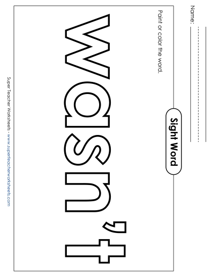 Paint or Color: Wasn\'t