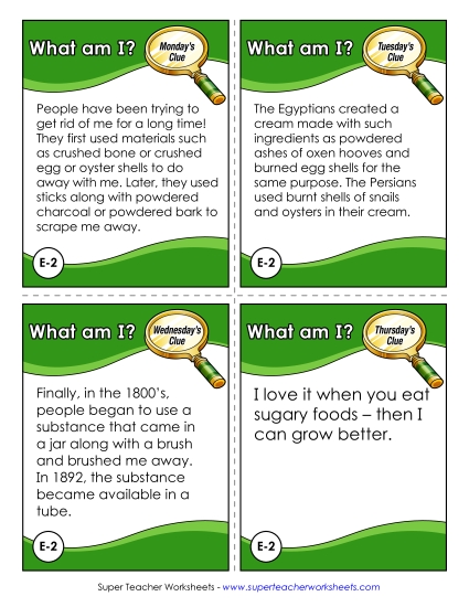 What Am I? Challenge (Plaque)