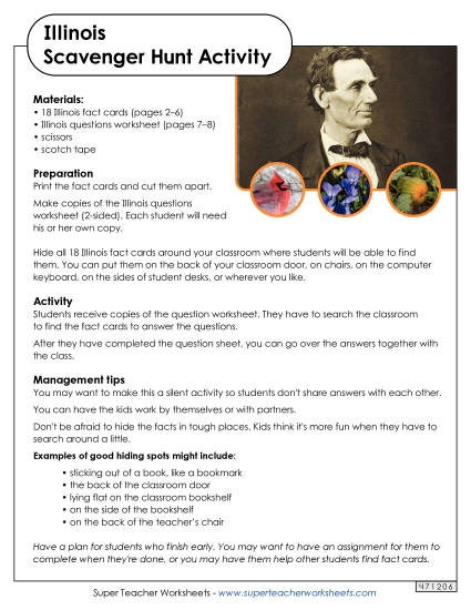 Illinois Scavenger Hunt