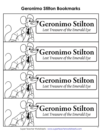 Geronimo Stilton Bookmarks
