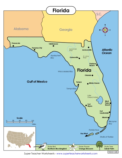 Map of Florida