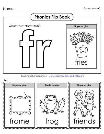 Phonics Flip Book (Fr-)