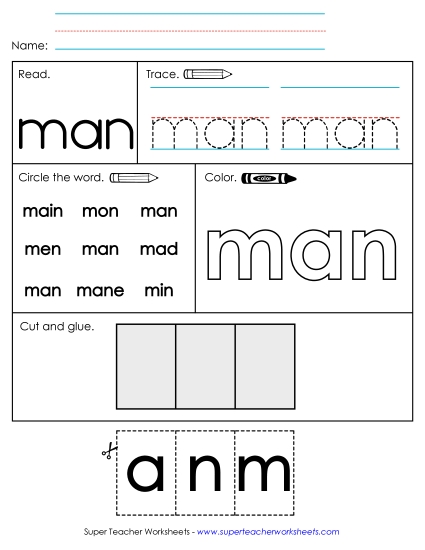 Worksheet 2: Man