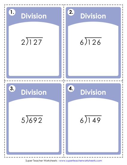Task Cards: 3-Digit Dividends<br>(w/ Remainders)