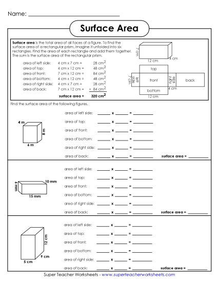 Surface Area: Introduction