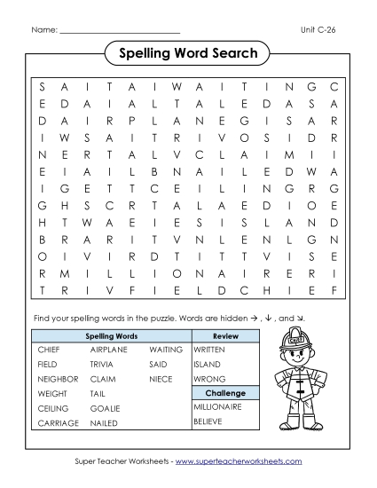 Word Search (C-26)