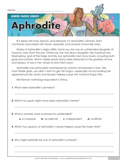 Greek Gods Series: Aphrodite