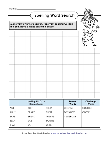 Make-a-Search (C-13)