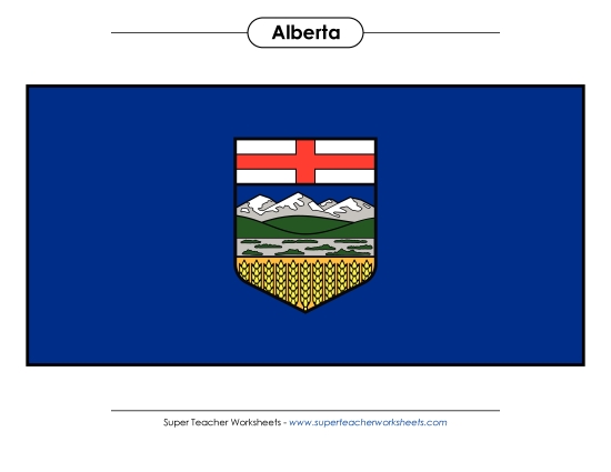 Alberta Flag (Full Colour)