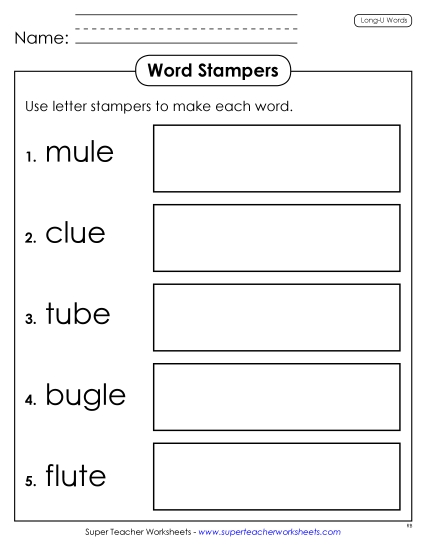 Letter Stampers