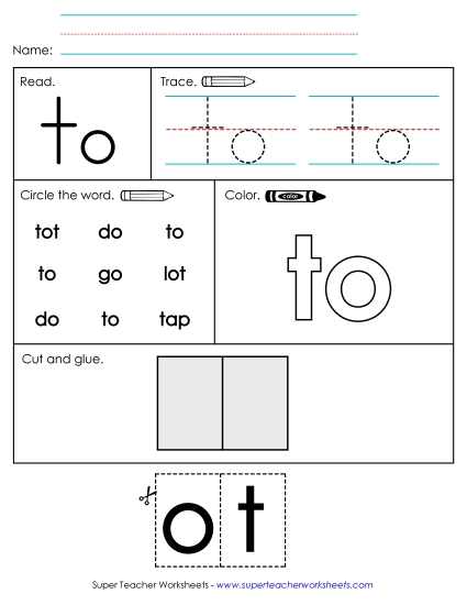 Worksheet 2: To