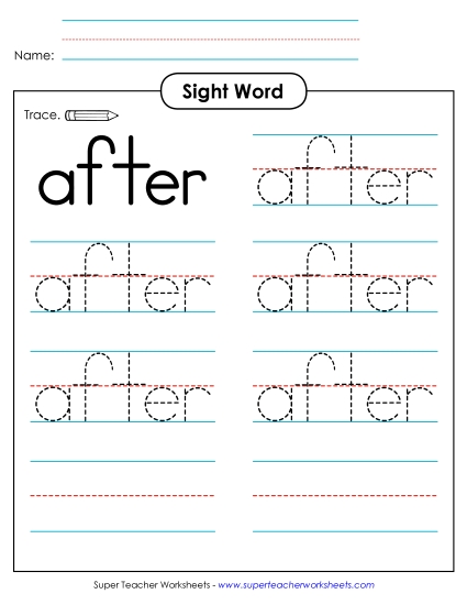 Trace the Word: After