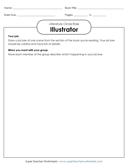 Literature Circles : Illustrator