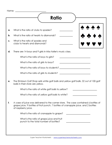 Ratio Word Problems