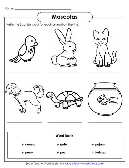 Write the Word: Pets