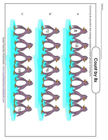 Penguins - Count By 8s