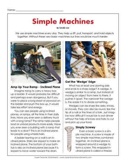 Simple Machines: Article