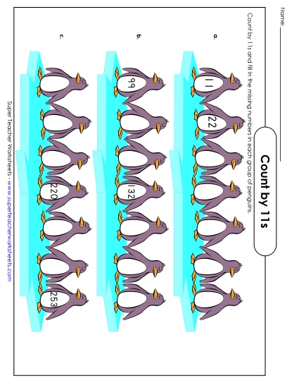 Penguins: Count By 11s