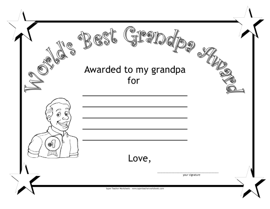 Best Grandpa Award