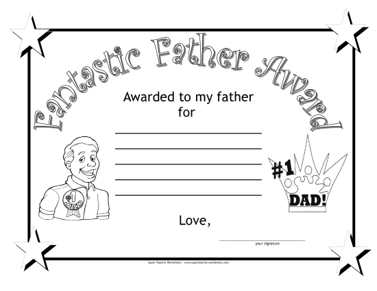 Fantastic Father Award