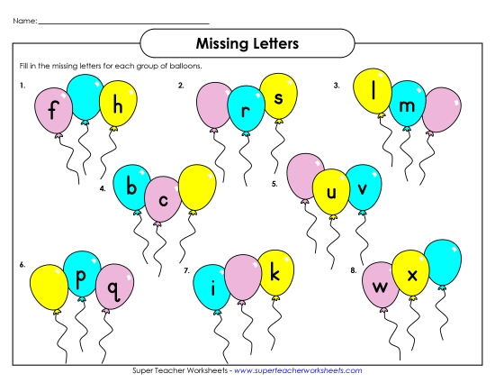 Balloon Letters (Lower-Case)