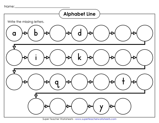 Alphabet Line (Lower-Case)
