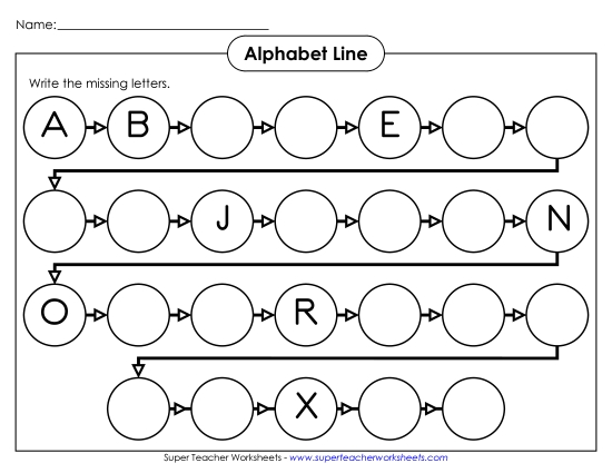 Alphabet Line (Upper-Case)