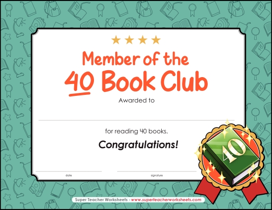 40 Book Award