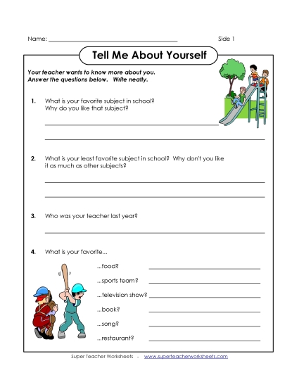 Tell Me About Yourself