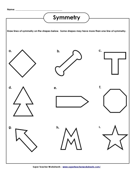 Drawing Lines of Symmetry