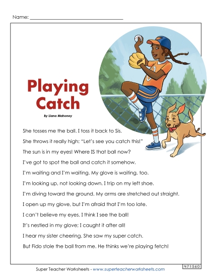 Playing Catch (Poem)