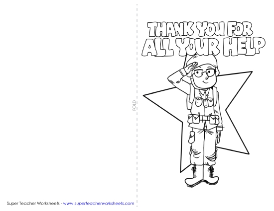 Card: Thanks for All Your Help