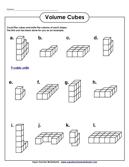 More Volume Cubes (Basic)