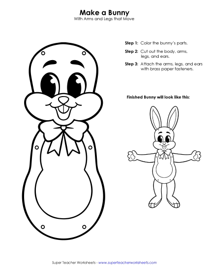 Bunny Cut-Out Craft