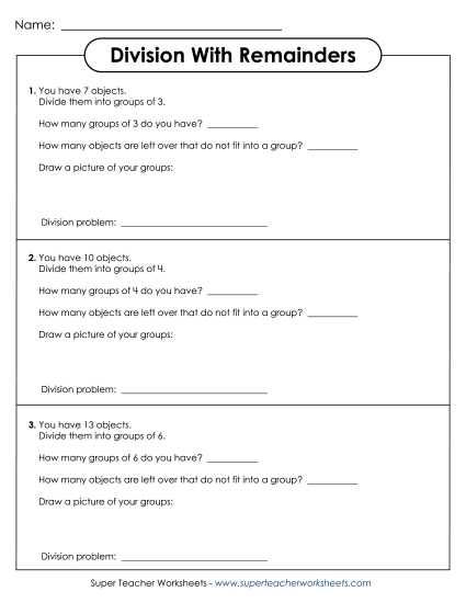 Division with Remainders Step-by-Step